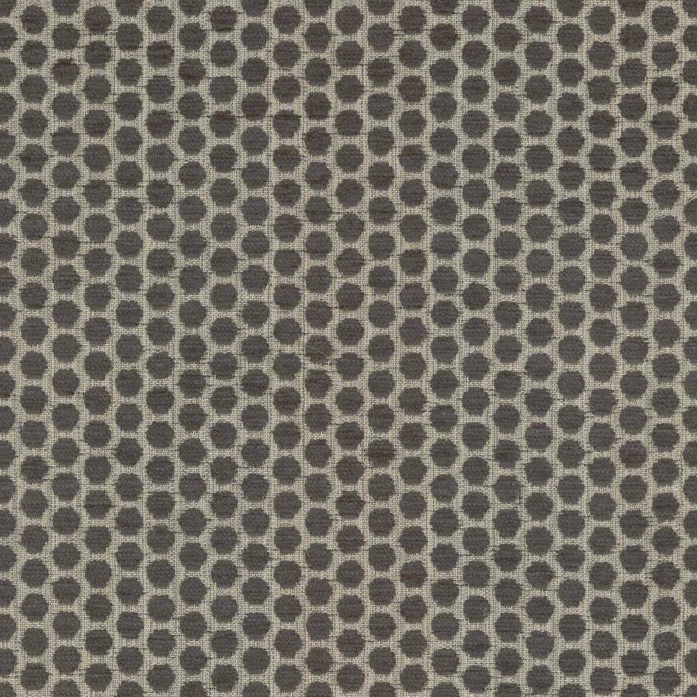 Delightful Dots Charcoal by Kasmir Fabric 1438 42% Acrylic
33% Polyester
25% Cotton
 TURKEY </p><p>Repeat: Horizontal: 1 inches and Vertical: 5/8 inches 54 - Fabric Carolina -