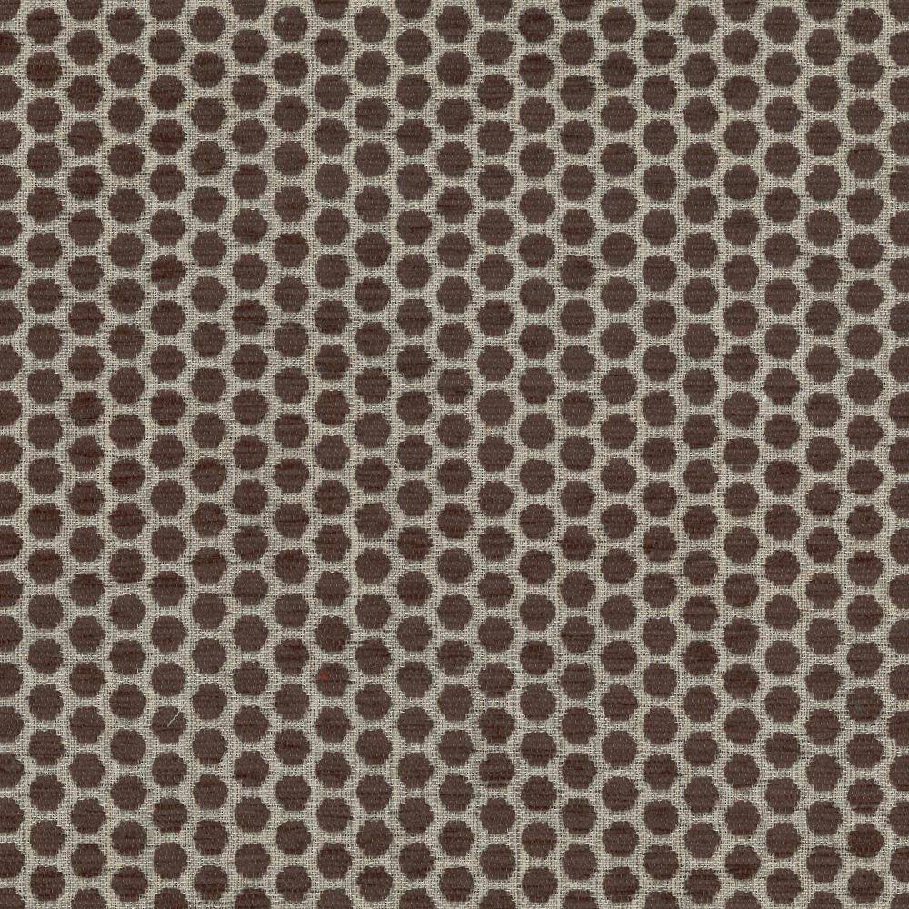 Delightful Dots Coffee by Kasmir Fabric 1438 42% Acrylic
33% Polyester
25% Cotton
 TURKEY </p><p>Repeat: Horizontal: 1 inches and Vertical: 5/8 inches 54 - Fabric Carolina -