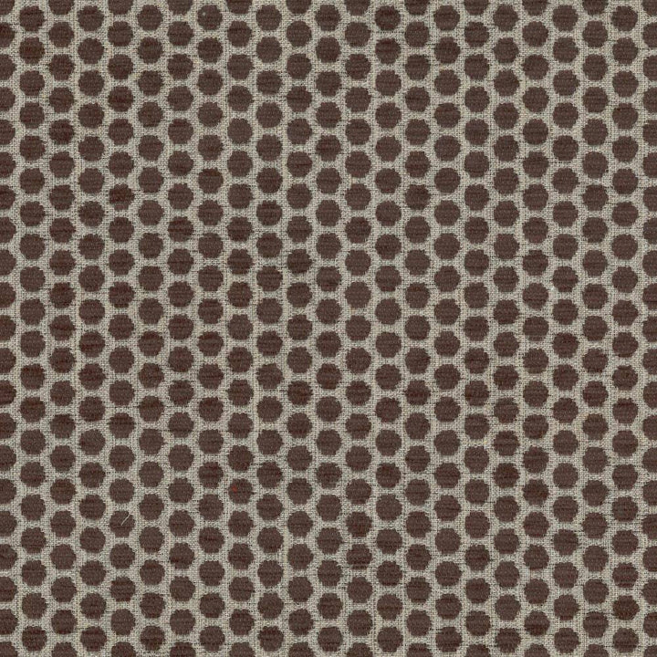 Delightful Dots Coffee by Kasmir Fabric 1438 42% Acrylic
33% Polyester
25% Cotton
 TURKEY </p><p>Repeat: Horizontal: 1 inches and Vertical: 5/8 inches 54 - Fabric Carolina -