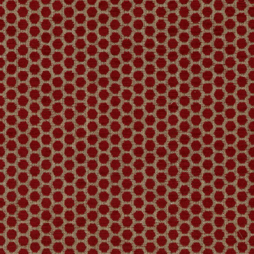 Delightful Dots Lipstick by Kasmir Fabric 1440 42% Acrylic
33% Polyester
25% Cotton
 TURKEY </p><p>Repeat: Horizontal: 1 inches and Vertical: 5/8 inches 54 - Fabric Carolina -