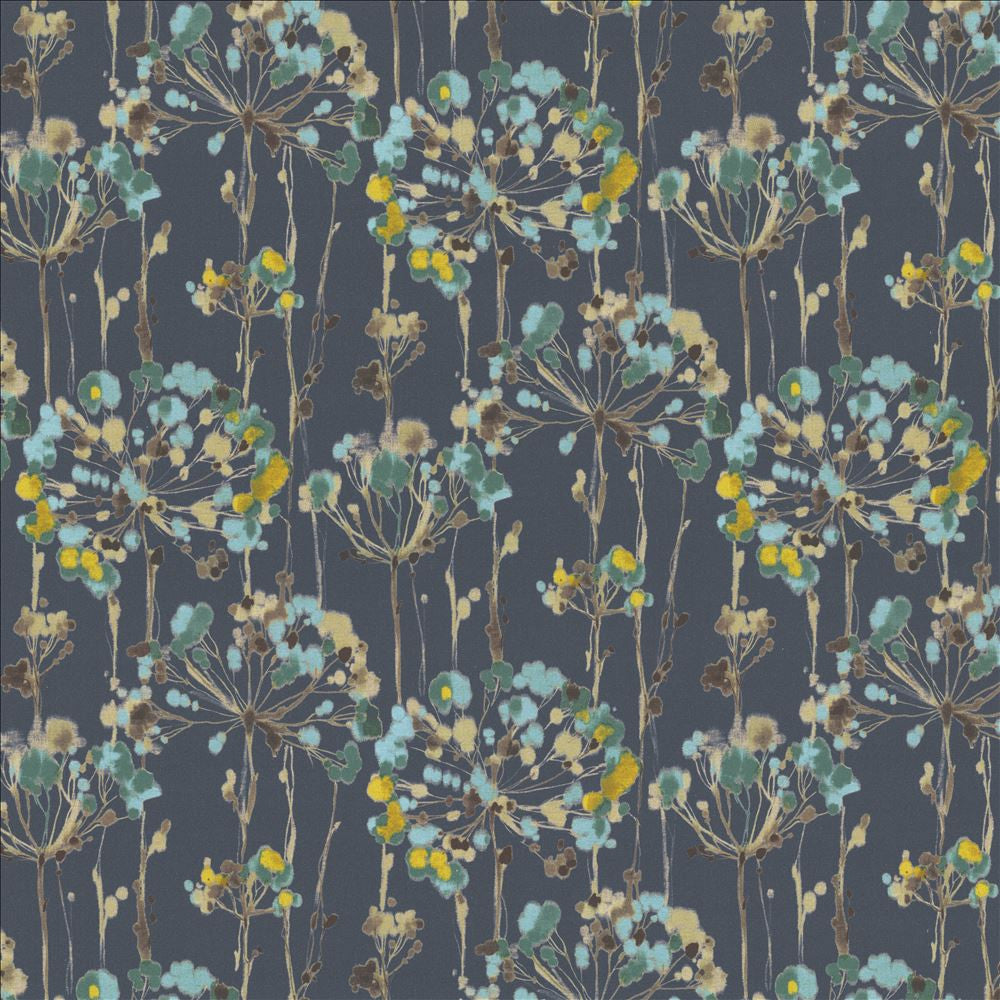 Delighting Navy by Kasmir Fabric 1467 100% Cotton
 INDIA 5,000 Wyzenbeek Double Rubs </p><p>Repeat: Horizontal: 27 4/8 inches and Vertical: 24 2/8 inches 54 - Fabric Carolina -