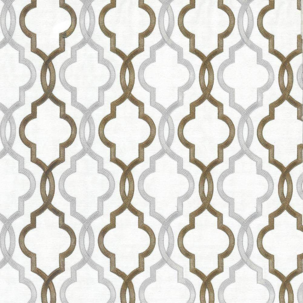 Della Ivory by Kasmir Fabric 5111 88% Rayon 12% Polyester INDIA Not Tested H: 4 6/8 inches, V:6 3/8 inches 54 - 56 - Fabric Carolina - Kasmir