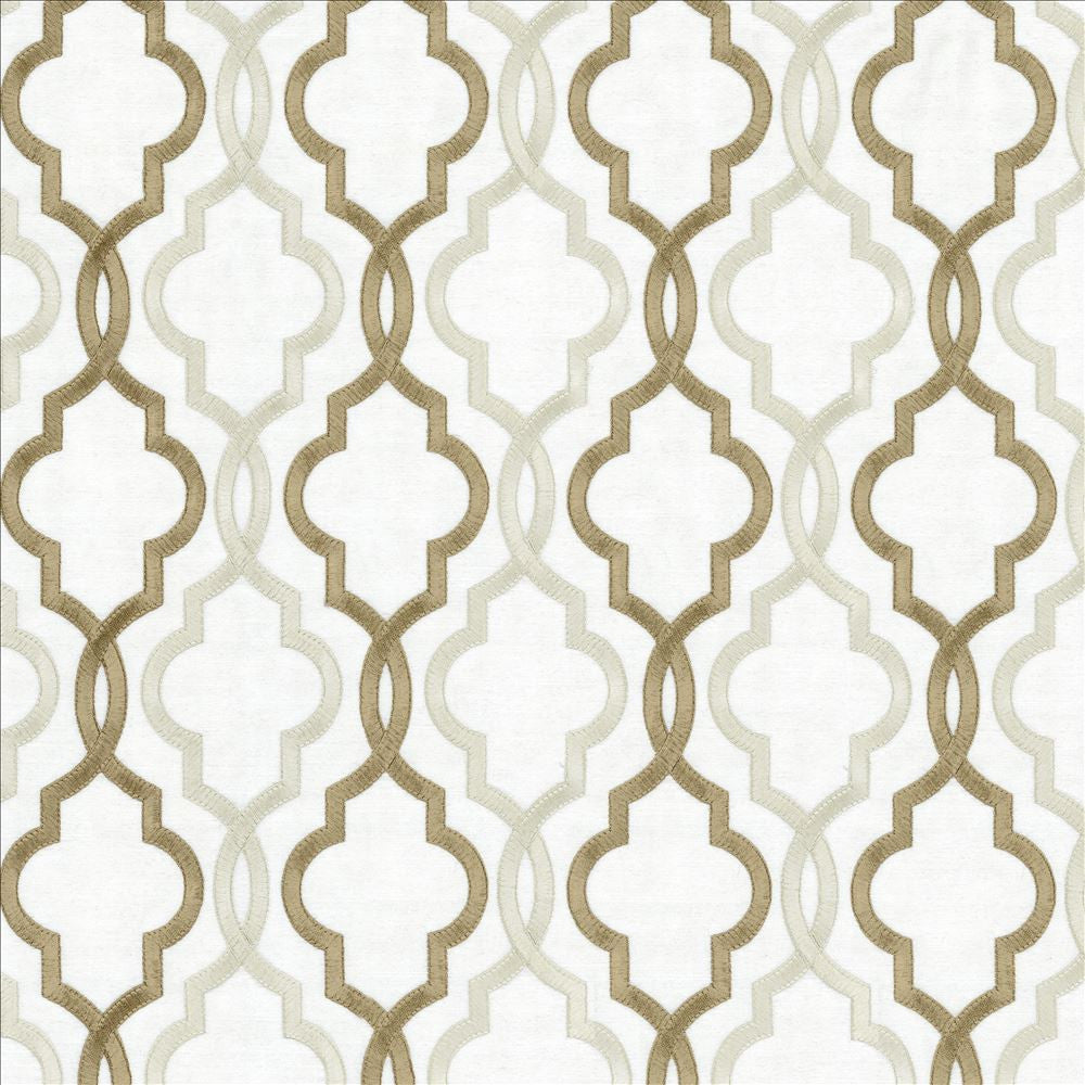 Della Ivory by Kasmir Fabric 5156 88% Rayon
12% Polyester
 INDIA </p><p>Repeat: Horizontal: 4 6/8 inches and Vertical: 6 3/8 inches 51 - 56 - Fabric Carolina -