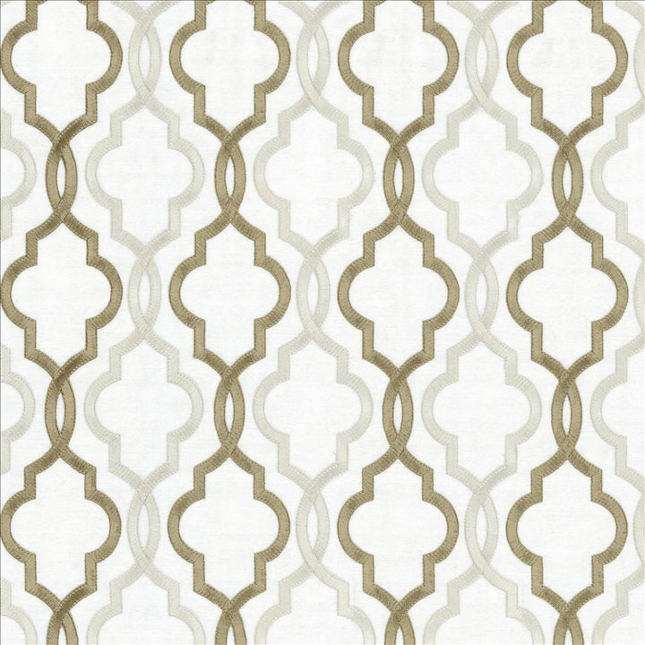 Della Ivory by Kasmir Fabric 5156 88% Rayon 12% Polyester INDIA Not Tested Horizontal: 4 6/8 inches and Vertical: 6 3/8 inches 51 - 56 - Fabric Carolina -