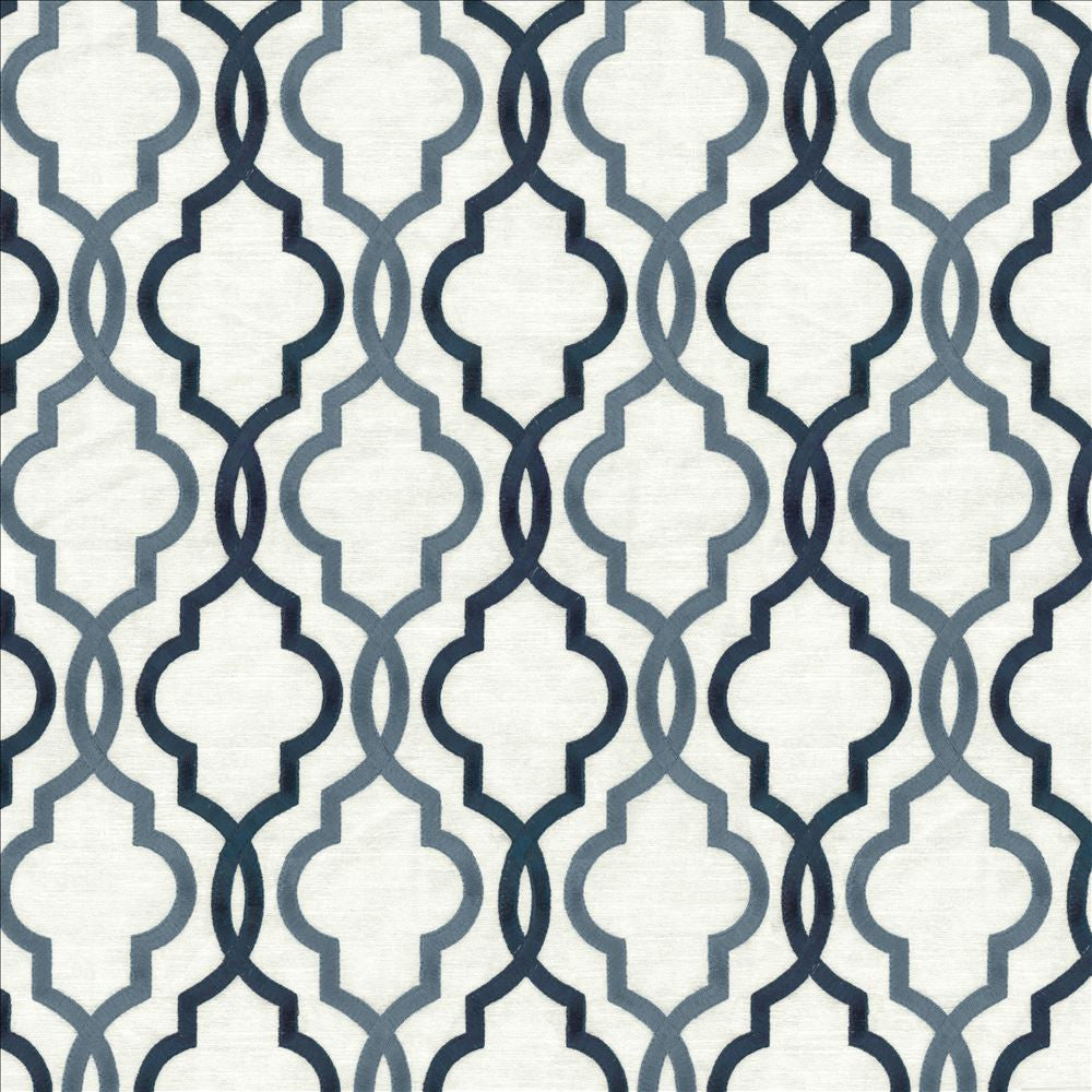 Della Nautic by Kasmir Fabric 5115 88% Rayon
12% Polyester
 INDIA </p><p>Repeat: Horizontal: 4 6/8 inches and Vertical: 6 3/8 inches 51 - 56 - Fabric Carolina -