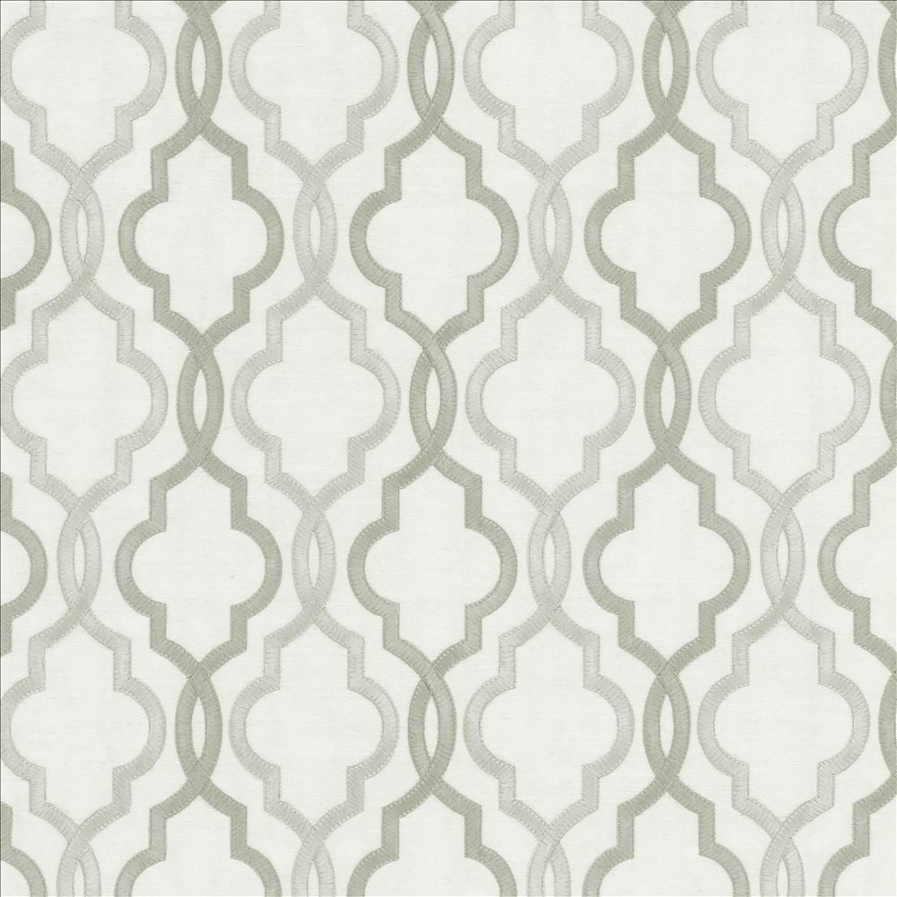 Della Platinum by Kasmir Fabric 5113 88% Rayon
12% Polyester
 INDIA </p><p>Repeat: Horizontal: 4 6/8 inches and Vertical: 6 3/8 inches 51 - 56 - Fabric Carolina -