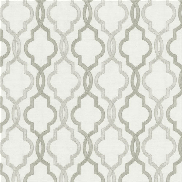 Della Platinum by Kasmir Fabric 5156 88% Rayon
12% Polyester
 INDIA </p><p>Repeat: Horizontal: 4 6/8 inches and Vertical: 6 3/8 inches 51 - 56 - Fabric Carolina -