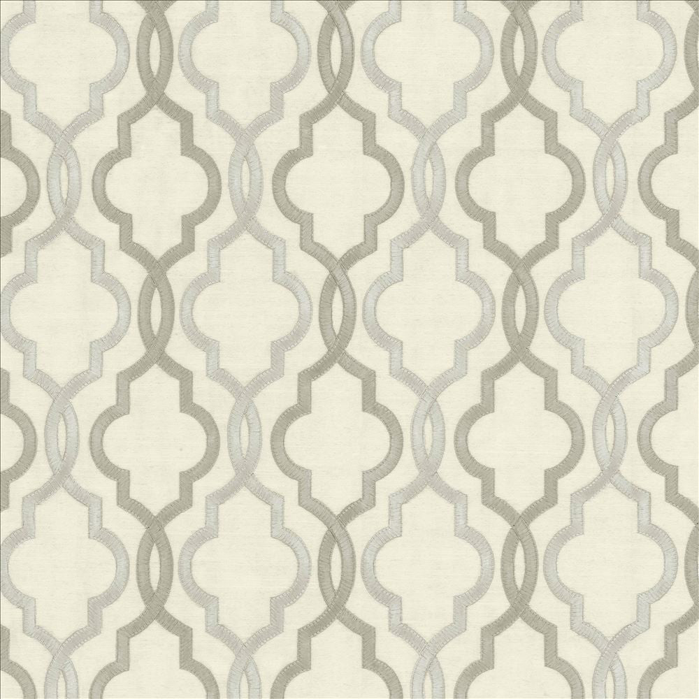 Della Platinum by Kasmir Fabric 5113 88% Rayon 12% Polyester INDIA Not Tested Horizontal: 4 6/8 inches and Vertical: 6 3/8 inches 51 - 56 - Fabric Carolina -