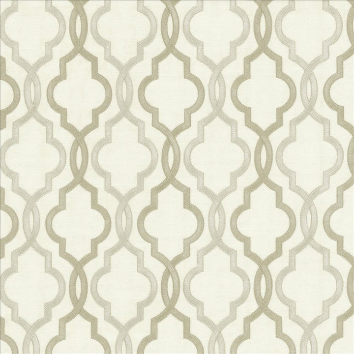 Della Platinum  by Kasmir Fabric See sample 88% Rayon
12% Polyester
 INDIA Not Tested </p><p>Repeat: Horizontal: 4 6/8 inches and Vertical: 6 3/8 inches 51  - Fabric Carolina -