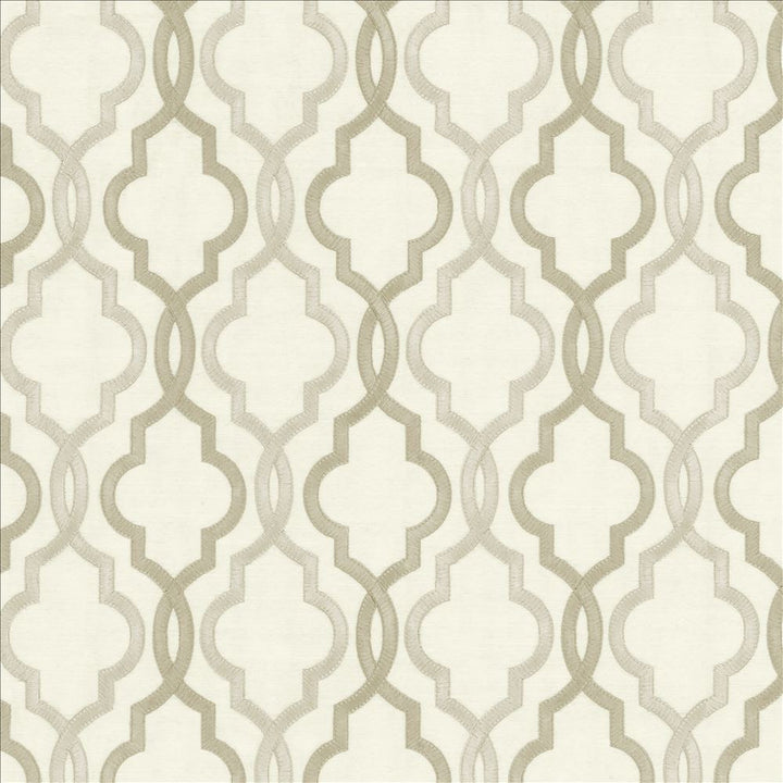 Della Platinum by Kasmir Fabric 5113 88% Rayon
12% Polyester
 INDIA </p><p>Repeat: Horizontal: 4 6/8 inches and Vertical: 6 3/8 inches 51 - 56 - Fabric Carolina -