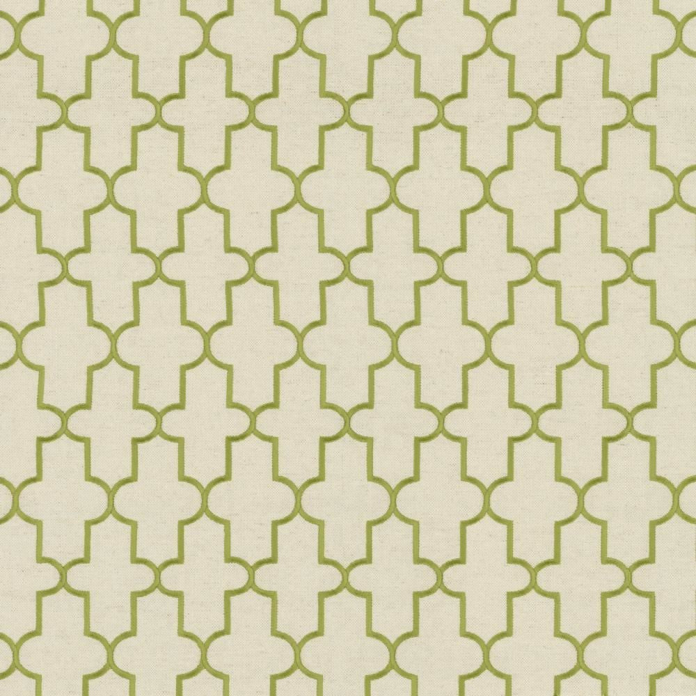Dellis Grass by Kasmir Fabric 5135 32% Viscose
30% Polyester
26% Linen
12% Rayon
 CHINA </p><p>Repeat: Horizontal: 2 4/8 inches and Vertical: 4 inches 53 - Fabric Carolina -