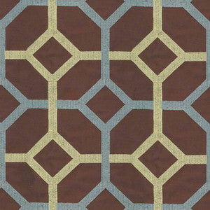 Delphi Trellis Cocoa by Kasmir Fabric