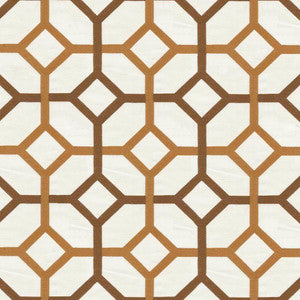 Delphi Trellis Cream by Kasmir Fabric