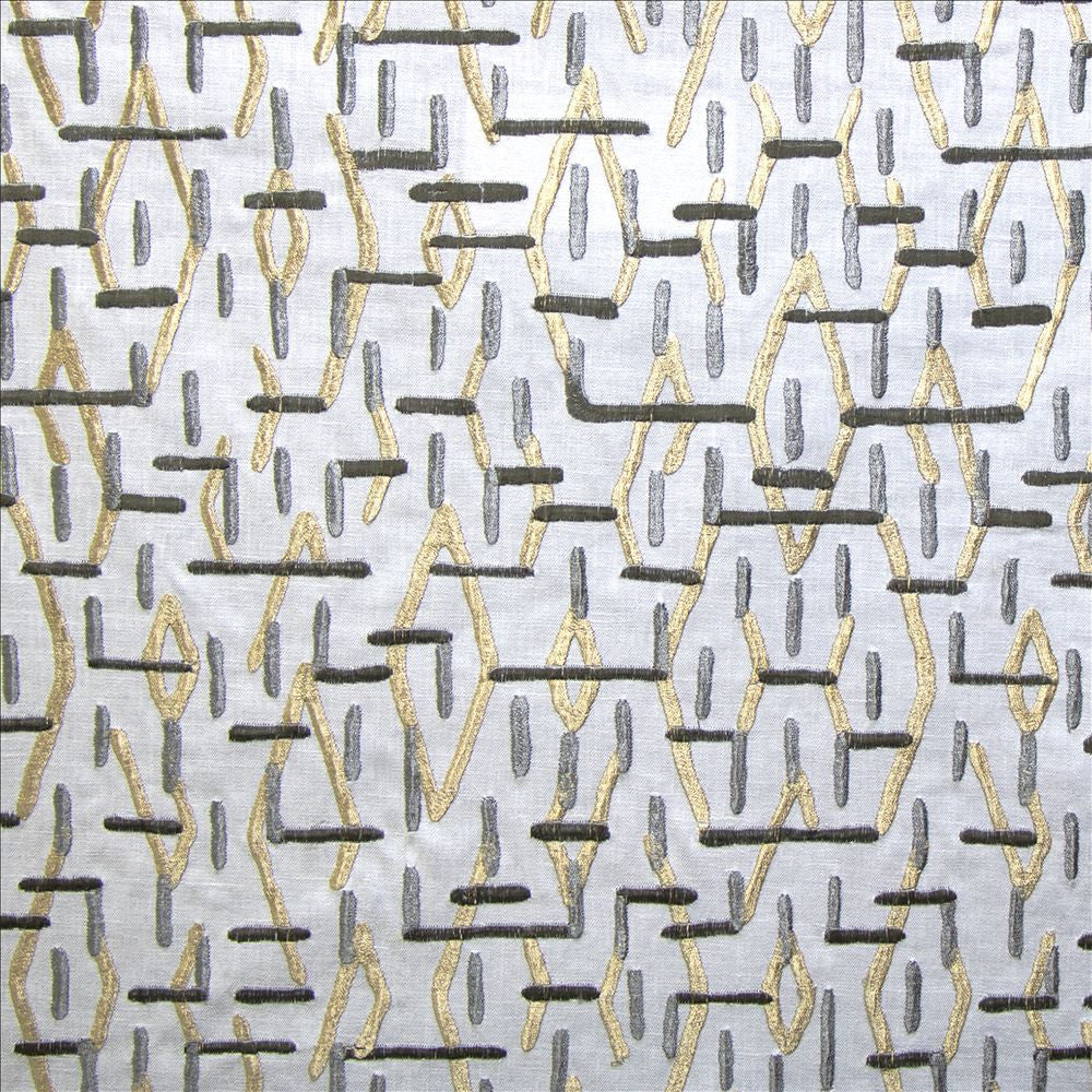Denobli Gold  by Kasmir Fabric 1473 45% Cotton 35% Rayon 16% Polyester 4% Linen  INDIA  </p><p>Repeat: Horizontal: 12 6/8 inches and Vertical: 15 4/8 inches 54  - Fabric Carolina -