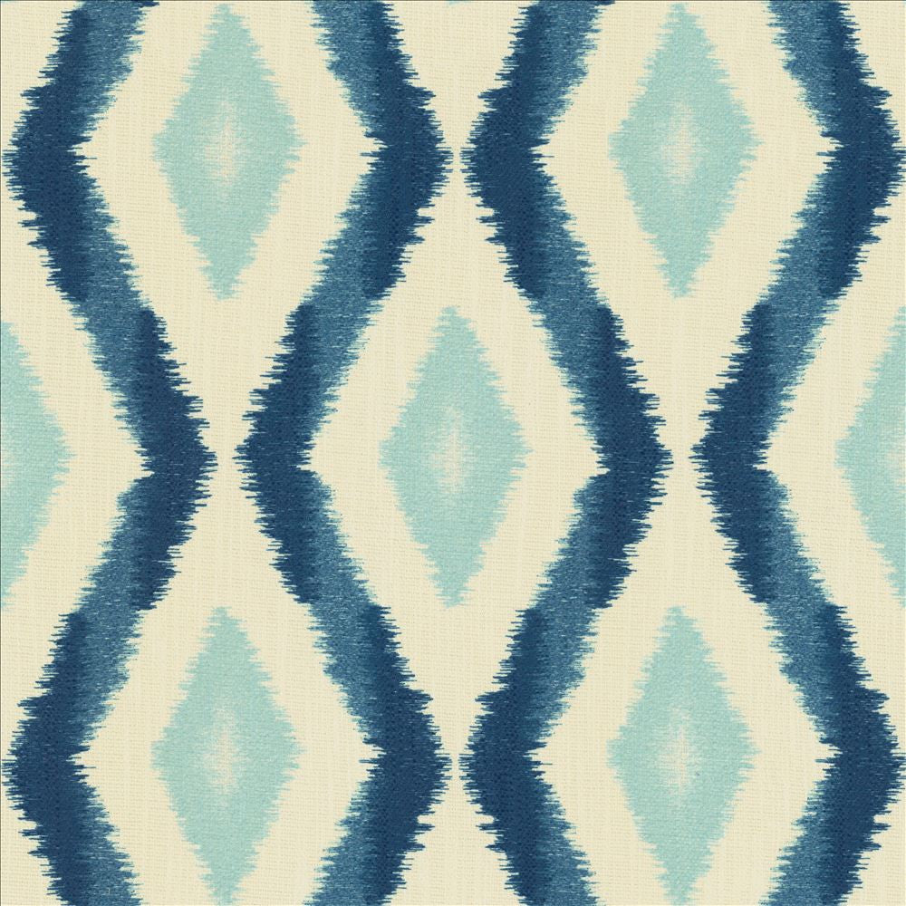 Denpasar Clarity by Kasmir Fabric 5143 100% Polyester
 CHINA </p><p>Repeat: Horizontal: 8 4/8 inches and Vertical: 11 inches 54 - Fabric Carolina -