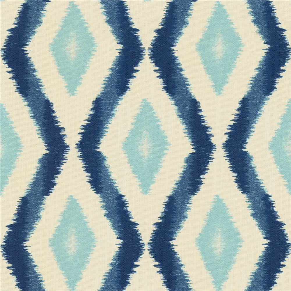 Denpasar Clarity by Kasmir Fabric 5143 100% Polyester
 CHINA </p><p>Repeat: Horizontal: 8 4/8 inches and Vertical: 11 inches 54 - Fabric Carolina -