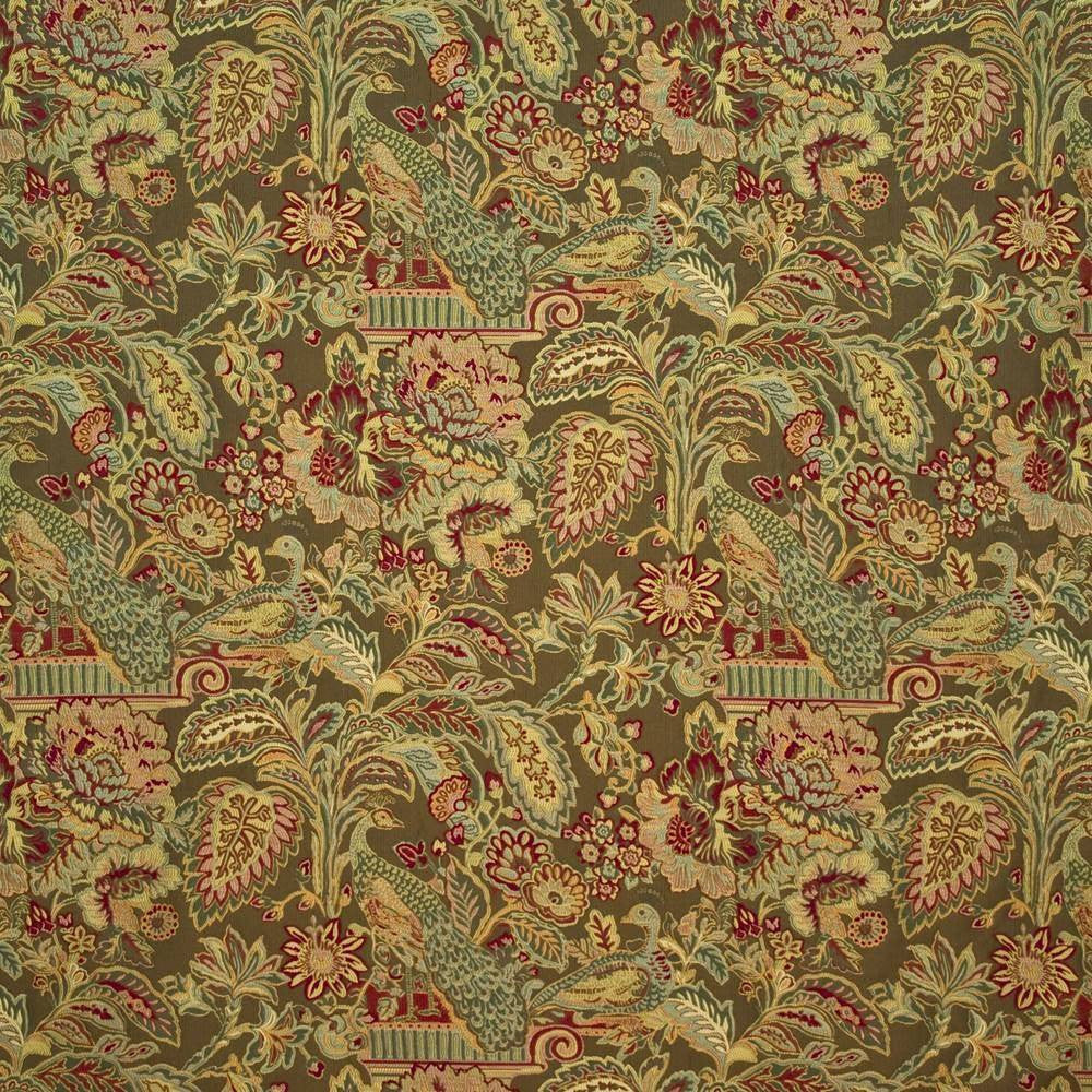 Denworth Garden Topaz by Kasmir Fabric 1403 53% Polyester 47% Rayon CHINA 12,000 Wyzenbeek Double Rubs H: 27 inches, V:30 inches 54 - 55 - Fabric Carolina - Kasmir