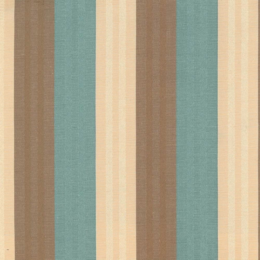 Depue Stripe Aqua by Kasmir Fabric 1403 52% Cotton 48% Polyester TAIWAN Not Tested Horizontal: 4 4/8 inches and Vertical: 0 Inches 54 - 55 - Fabric Carolina -