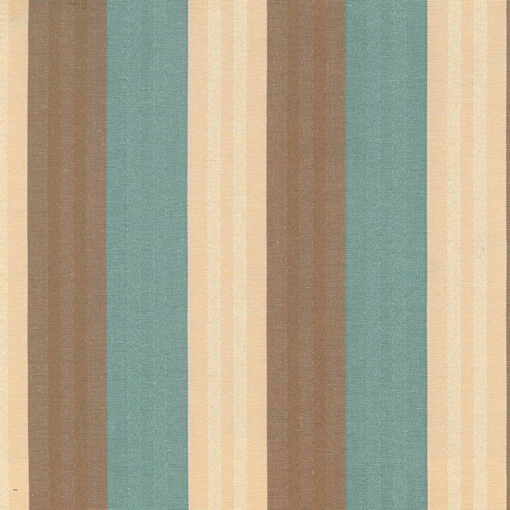 Depue Stripe Aqua by Kasmir Fabric 1403 52% Cotton 48% Polyester TAIWAN Not Tested H: 4 4/8 inches, V:N/A 54 - 55 - Fabric Carolina - Kasmir