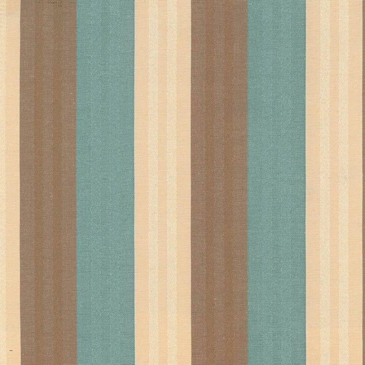 Depue Stripe Aqua by Kasmir Fabric 1403 52% Cotton 48% Polyester TAIWAN Not Tested H: 4 4/8 inches, V:N/A 54 - 55 - Fabric Carolina - Kasmir