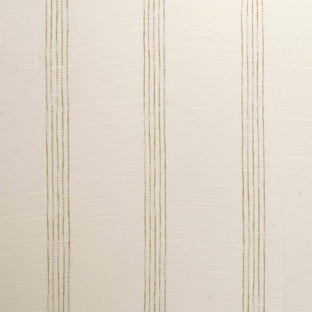 Destin Stripe Natural by Kasmir Fabric 1373 70% Polyester 30% Cotton CHINA Not Tested H: 5 2/8 inches, V:N/A 114 - 118 - Fabric Carolina - Kasmir