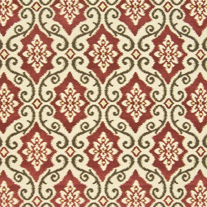 Deville Scroll Cinnamon by Kasmir Fabric