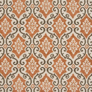 Deville Scroll Linen Spice by Kasmir Fabric