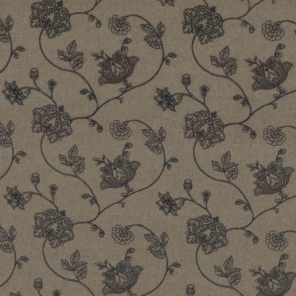 Devon Garden Granite by Kasmir Fabric 1433 57% Polyester
28% Cotton
15% Linen
Embroidery
100% Cotton
 INDIA </p><p>Repeat: Horizontal: 17 2/8 inches and Vertical: 12 4/8 inches 51 - 56 - Fabric Carolina -