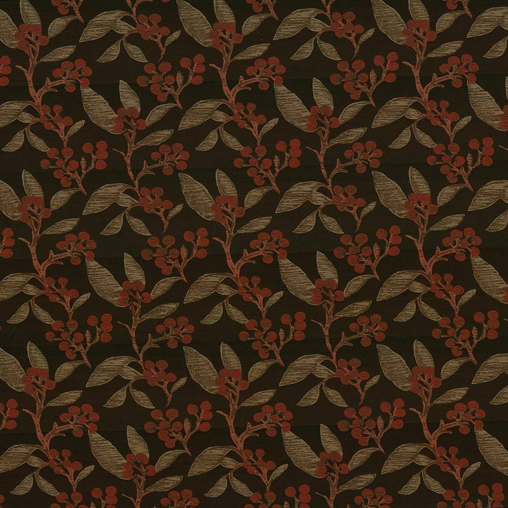 Dewberry Chocolate by Kasmir Fabric 1418 100% Polyamide CHINA 15,000 Wyzenbeek Double Rubs H: 15 inches, V:13 4/8 inches 60 - Fabric Carolina - Kasmir