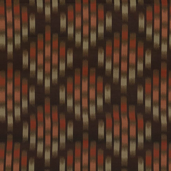 Dewberry Ikat Chocolate by Kasmir Fabric 1418 100% Polyester CHINA 36,000 Wyzenbeek Double Rubs Horizontal: 15 inches and Vertical: 14 7/8 inches 60 - Fabric Carolina -