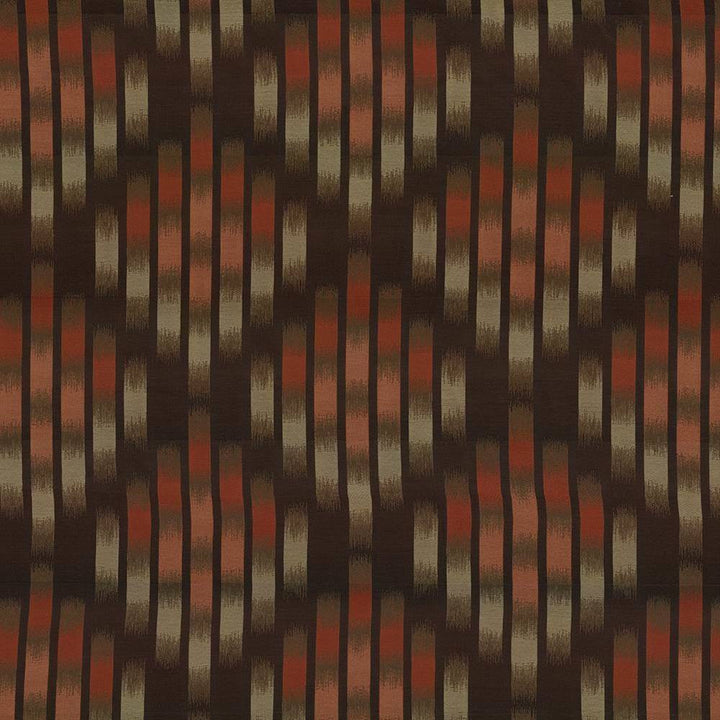 Dewberry Ikat Chocolate by Kasmir Fabric 1418 100% Polyester CHINA 36,000 Wyzenbeek Double Rubs H: 15 inches, V:14 7/8 inches 60 - Fabric Carolina - Kasmir