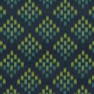 Dewberry Ikat Navy by Kasmir Fabric