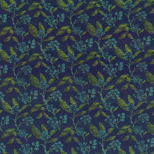 Dewberry Navy by Kasmir Fabric