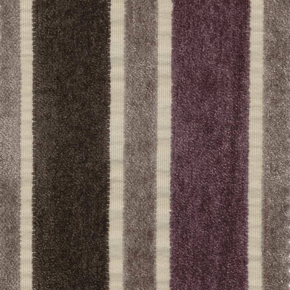 Dexter Stripe Violet by Kasmir Fabric 1407 62% Rayon 38% Polyester CHINA 30,000 Wyzenbeek Double Rubs H: 7 6/8 inches, V:N/A 56 - Fabric Carolina - Kasmir