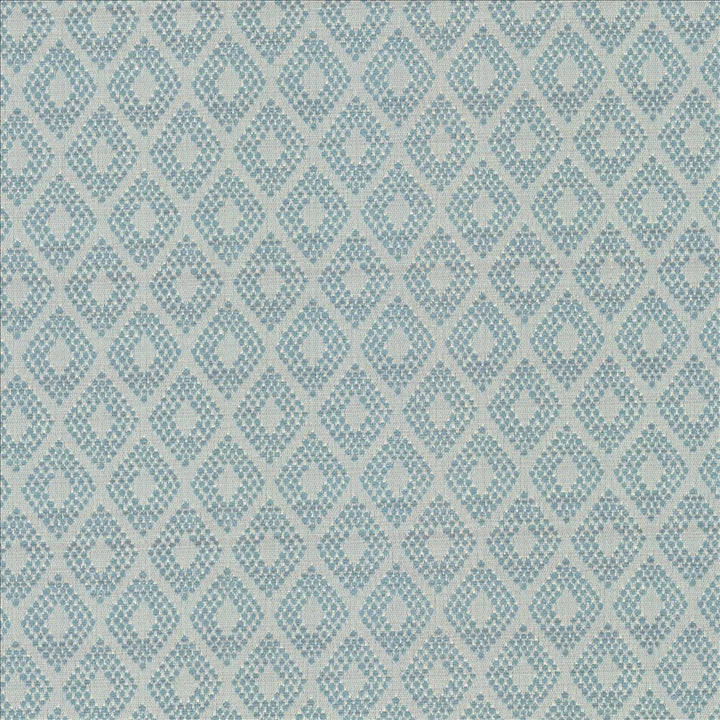 Diamond Brite Pool  by Kasmir Fabric See sample 43% Polyester
32% Rayon
25% Cotton
 USA 51,000 Wyzenbeek Double Rubs </p><p>Repeat: Horizontal: 3 6/8 inches and Vertical: 3 6/8 inches 56  - Fabric Carolina -