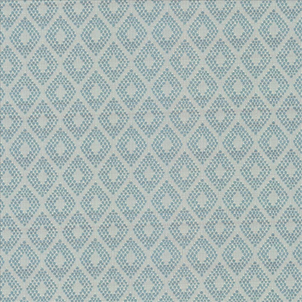 Diamond Brite Pool by Kasmir Fabric 5089 43% Polyester
32% Rayon
25% Cotton
 USA 51,000 Wyzenbeek Double Rubs </p><p>Repeat: Horizontal: 3 6/8 inches and Vertical: 3 6/8 inches 56 - Fabric Carolina -