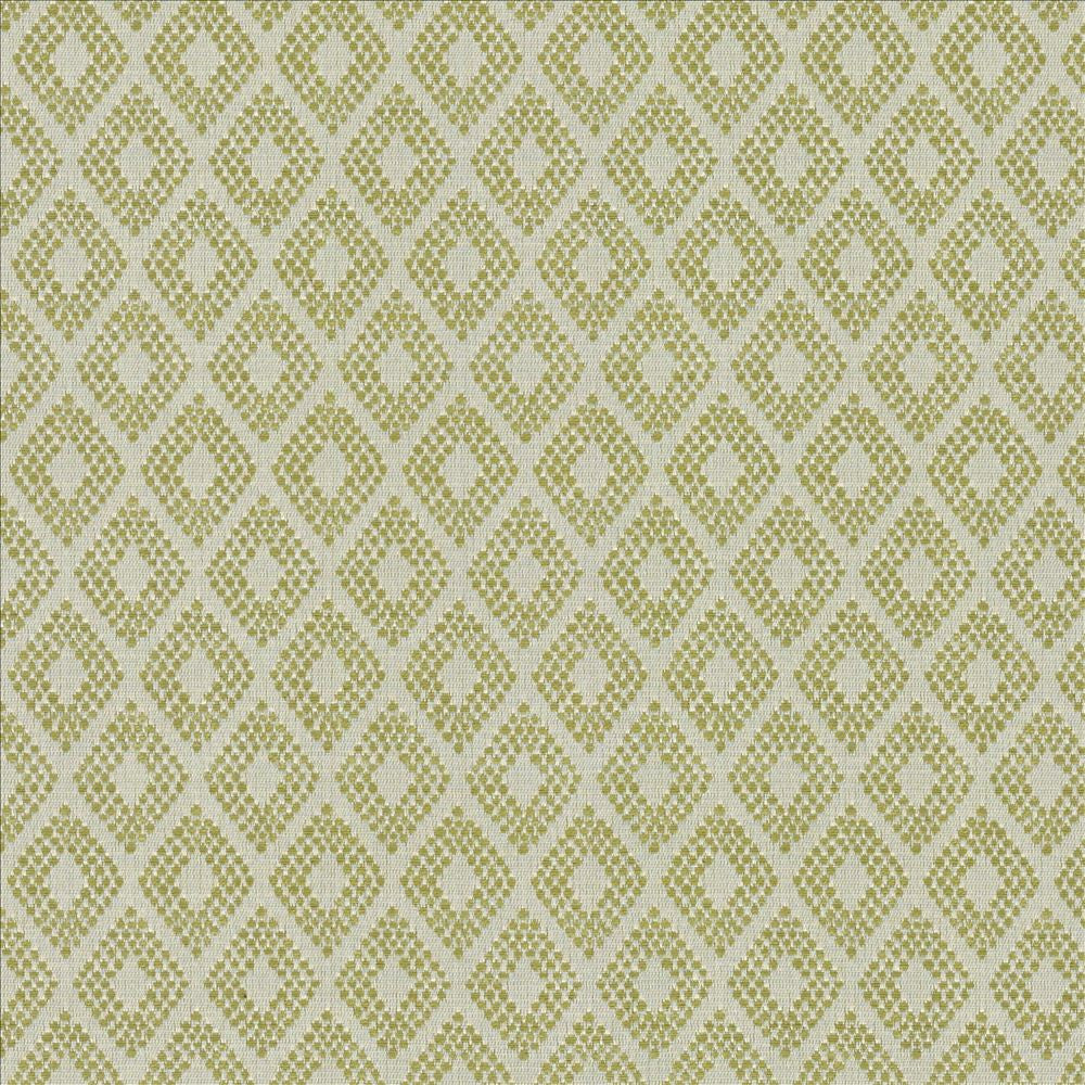 Diamond Brite Wasabi by Kasmir Fabric 5090 43% Polyester
32% Rayon
25% Cotton
 USA </p><p>Repeat: Horizontal: 3 6/8 inches and Vertical: 3 6/8 inches 56 - 57 - Fabric Carolina -