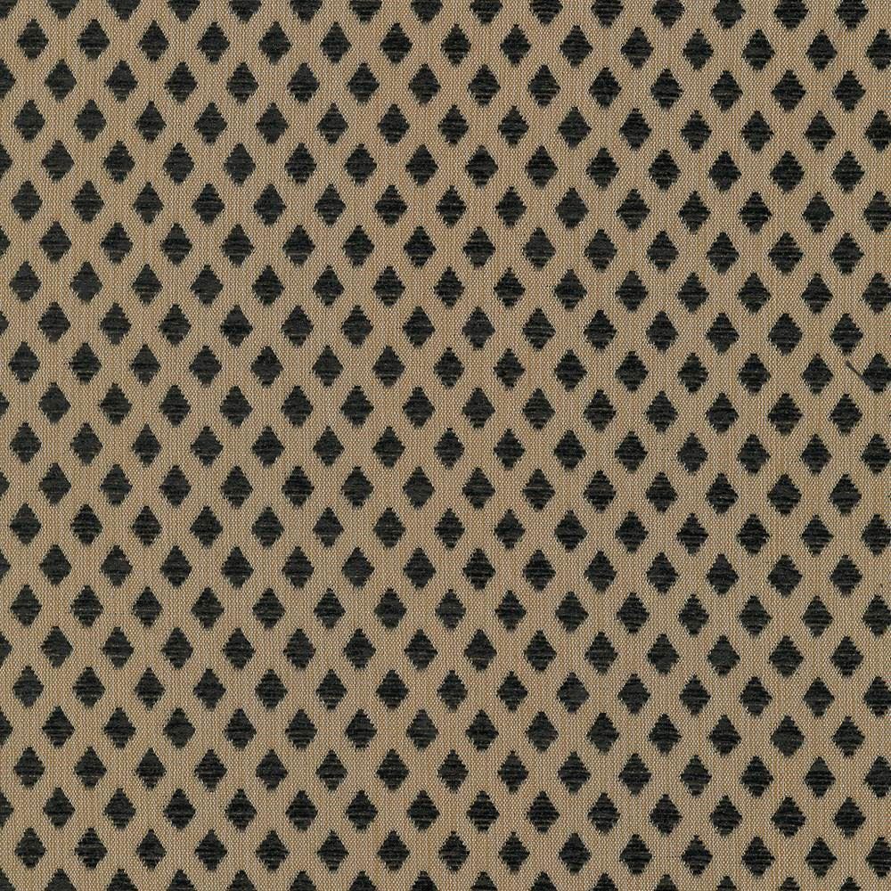 Diamond Broker Black  by Kasmir Fabric See sample 100% Polyester
 CHINA 25,000 Wyzenbeek Double Rubs </p><p>Repeat: Horizontal: 6/8 inches and Vertical: 1 4/8 inches 56  - Fabric Carolina -