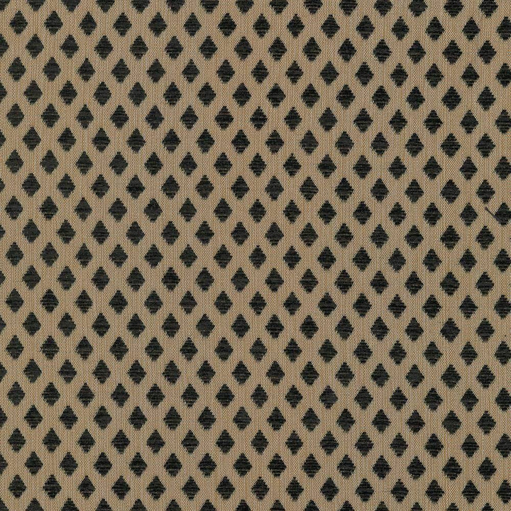 Diamond Broker Black by Kasmir Fabric 5068 100% Polyester CHINA 25,000 Wyzenbeek Double Rubs H: 6/8 inches, V:1 4/8 inches 56 - 59 - Fabric Carolina - Kasmir