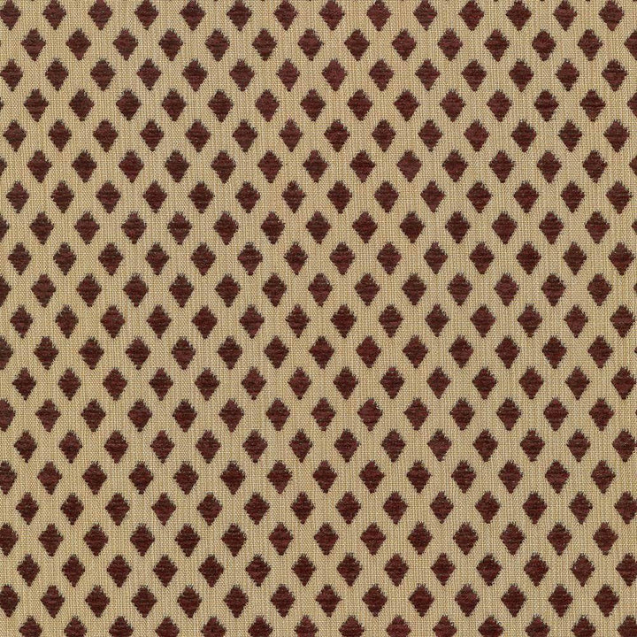 Diamond Broker Crimson by Kasmir Fabric 5071 100% Polyester CHINA 25,000 Wyzenbeek Double Rubs H: 6/8 inches, V:1 4/8 inches 56 - 59 - Fabric Carolina - Kasmir