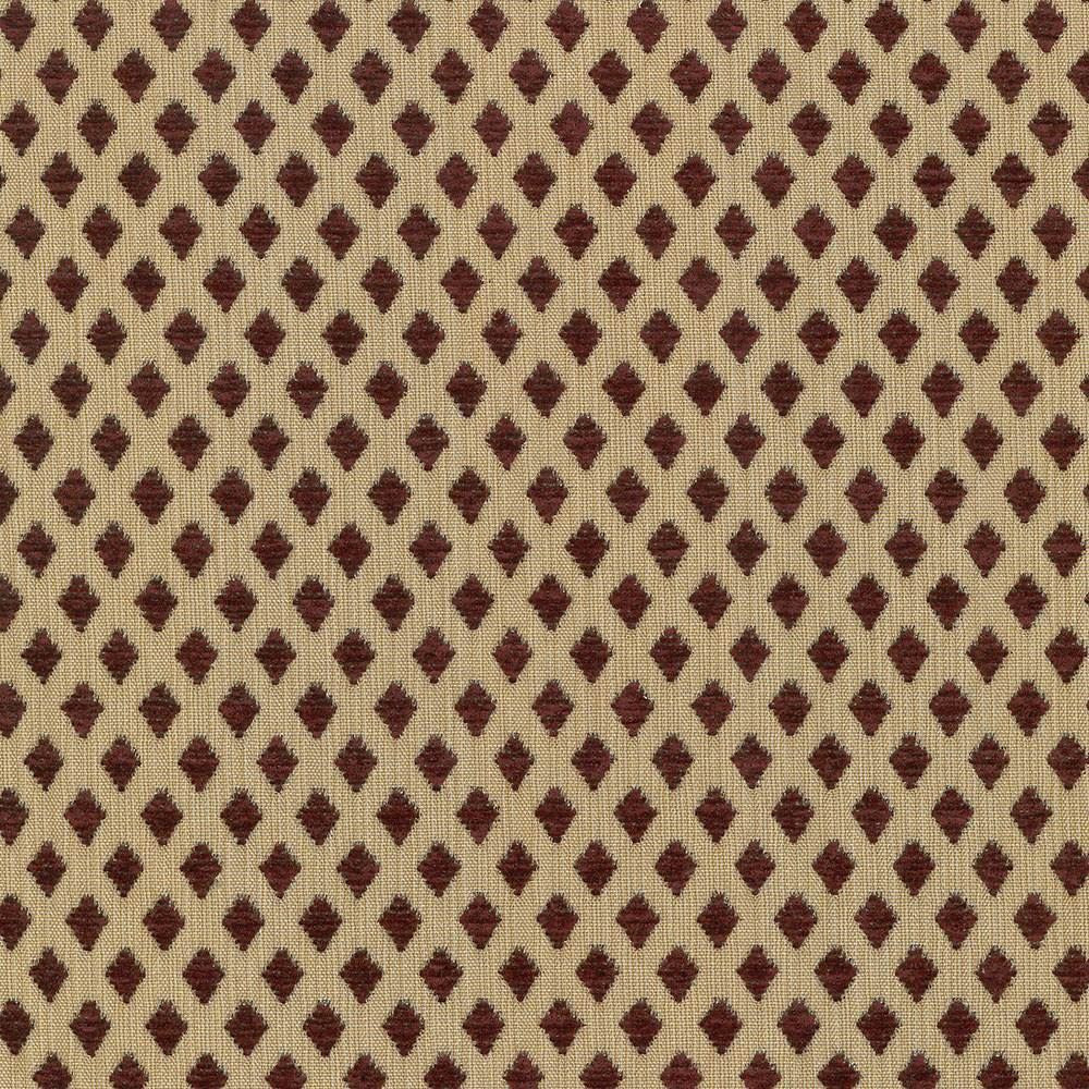 Diamond Broker Crimson by Kasmir Fabric 5071 100% Polyester
 CHINA </p><p>Repeat: Horizontal: 6/8 inches and Vertical: 1 4/8 inches 56 - 59 - Fabric Carolina -