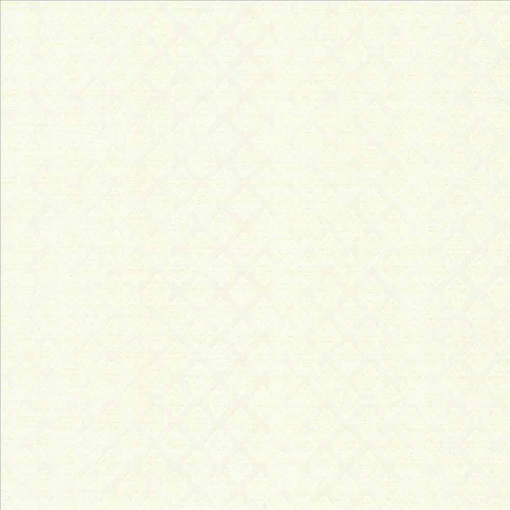 Diamond Daze Ivory by Kasmir Fabric 5083 78% Polyester 22% Viscose INDIA 9,000 Wyzenbeek Double Rubs Horizontal: 7/8 inches and Vertical: 7/8 inches 53 - Fabric Carolina -
