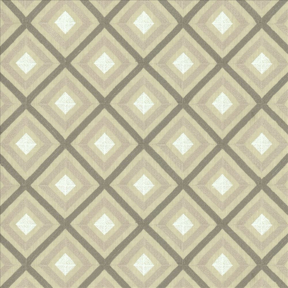 Diamond Lattice Iron by Kasmir Fabric 1457 52% Cotton
48% Polyester
 INDIA 30,000 Wyzenbeek Double Rubs Horizontal: 4 5/8 inches and Vertical: 4 5/8 inches 54 - Fabric Carolina -