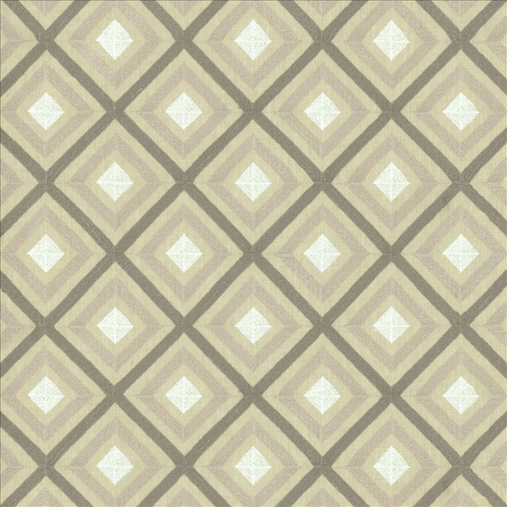 Diamond Lattice Iron by Kasmir Fabric 1457 52% Cotton
48% Polyester
 INDIA 30,000 Wyzenbeek Double Rubs Horizontal: 4 5/8 inches and Vertical: 4 5/8 inches 54 - Fabric Carolina -