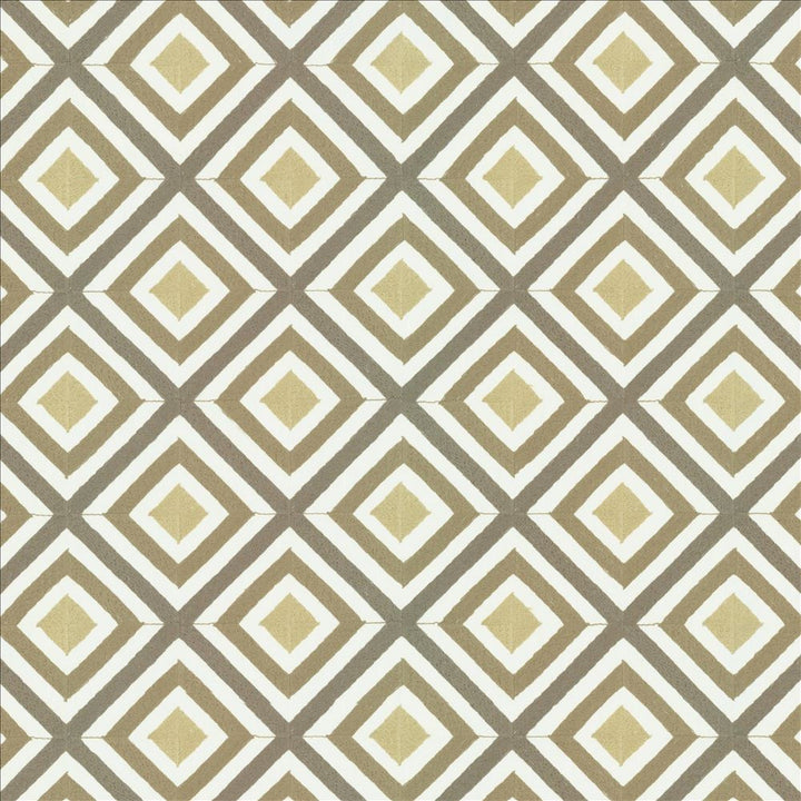 Diamond Lattice Metallic by Kasmir Fabric 1457 52% Cotton
48% Polyester
 INDIA 30,000 Wyzenbeek Double Rubs </p><p>Repeat: Horizontal: 4 5/8 inches and Vertical: 4 5/8 inches 52 - Fabric Carolina -