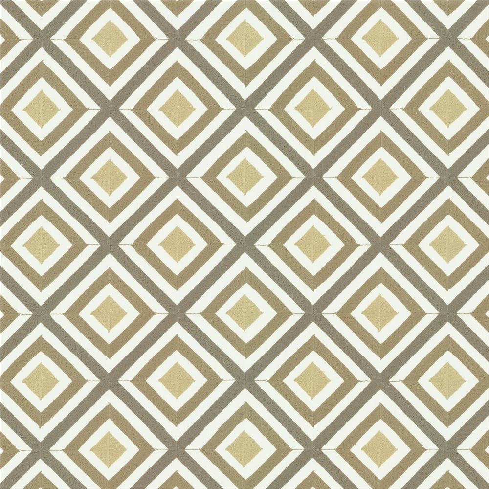 Diamond Lattice Metallic by Kasmir Fabric 1457 52% Cotton
48% Polyester
 INDIA </p><p>Repeat: Horizontal: 4 5/8 inches and Vertical: 4 5/8 inches 54 - Fabric Carolina -