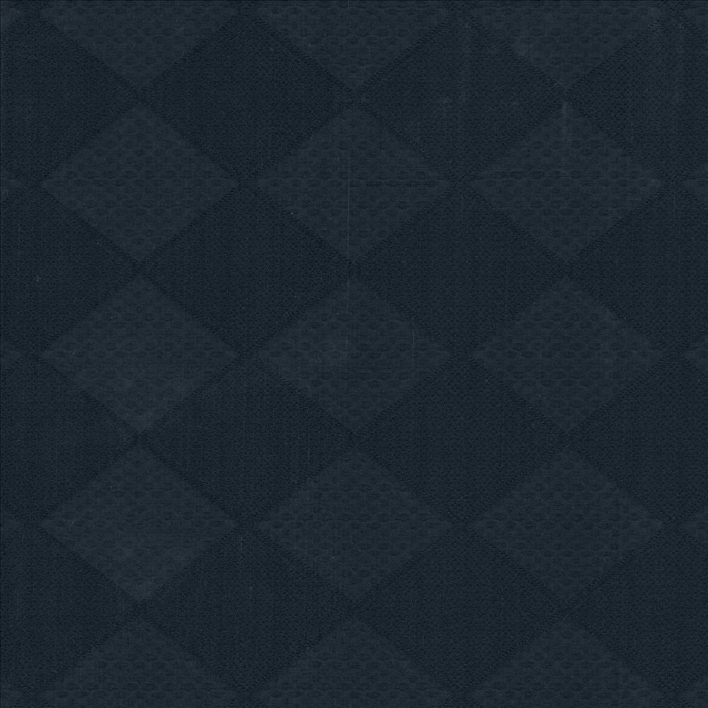Diamond Maze Navy by Kasmir Fabric 1456 100% Polyester
 MEXICO 15,000 Martindale Cycles </p><p>Repeat: Horizontal: 5 inches and Vertical: 3 4/8 inches 54 - Fabric Carolina -