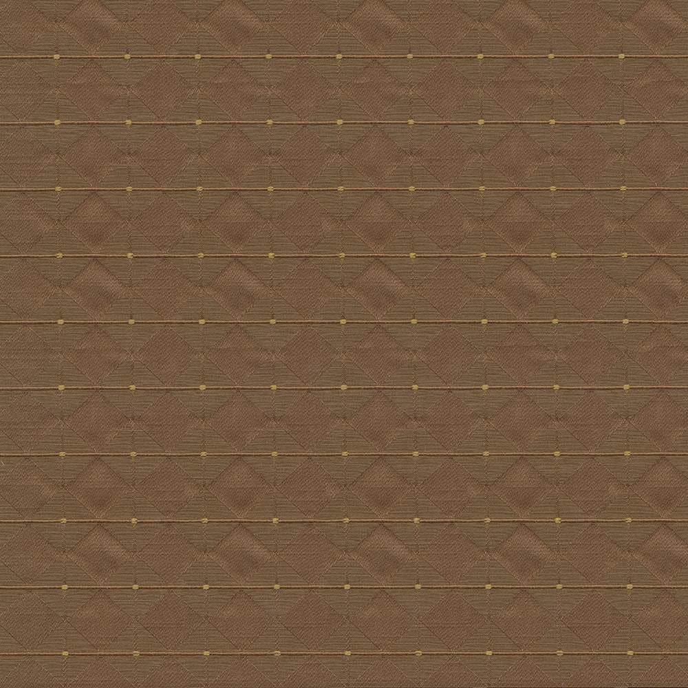 Diamond Overlay Bronze by Kasmir Fabric 1424 51% Rayon
43% Polyester
6% Cotton
 USA 33,000 Wyzenbeek Double Rubs </p><p>Repeat: Horizontal: 3 4/8 inches and Vertical: 1 5/8 inches 57 - Fabric Carolina -