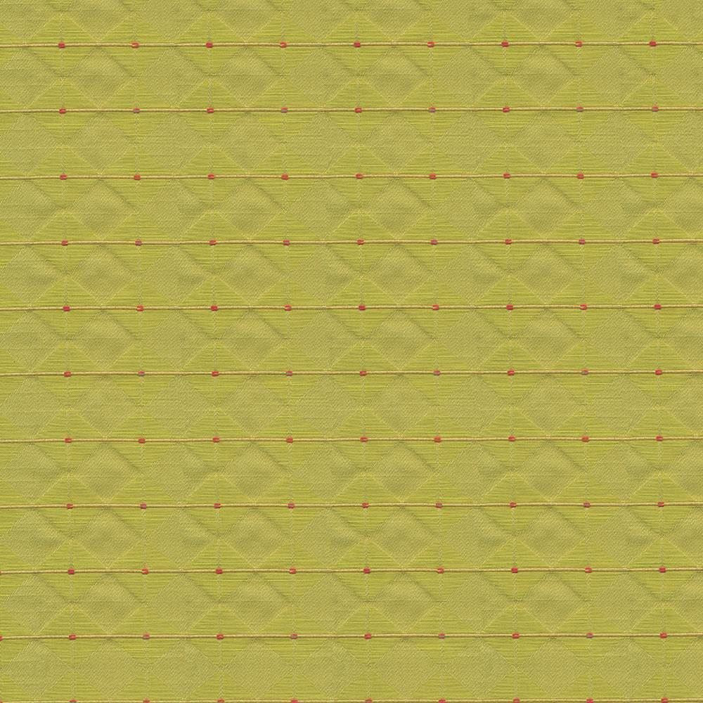 Diamond Overlay Kiwi by Kasmir Fabric 1424 51% Rayon 43% Polyester 6% Cotton USA 33,000 Wyzenbeek Double Rubs Horizontal: 3 4/8 inches and Vertical: 1 5/8 inches 57 - 58 - Fabric Carolina -