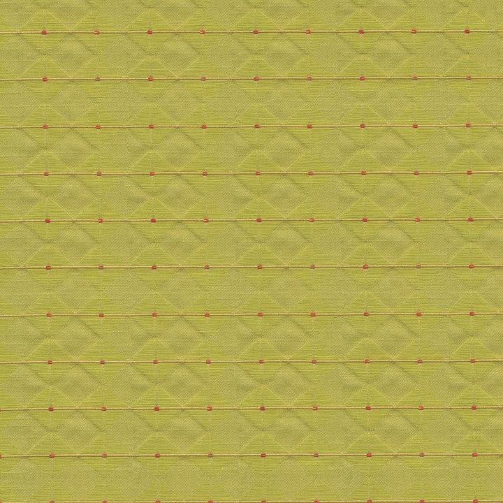 Diamond Overlay Kiwi by Kasmir Fabric 1424 51% Rayon
43% Polyester
6% Cotton
 USA </p><p>Repeat: Horizontal: 3 4/8 inches and Vertical: 1 5/8 inches 57 - 58 - Fabric Carolina -